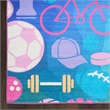 Nourison Imagination 4' x 6' Purple Fabric Area Rug