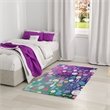 Nourison Imagination 4' x 6' Purple Fabric Area Rug