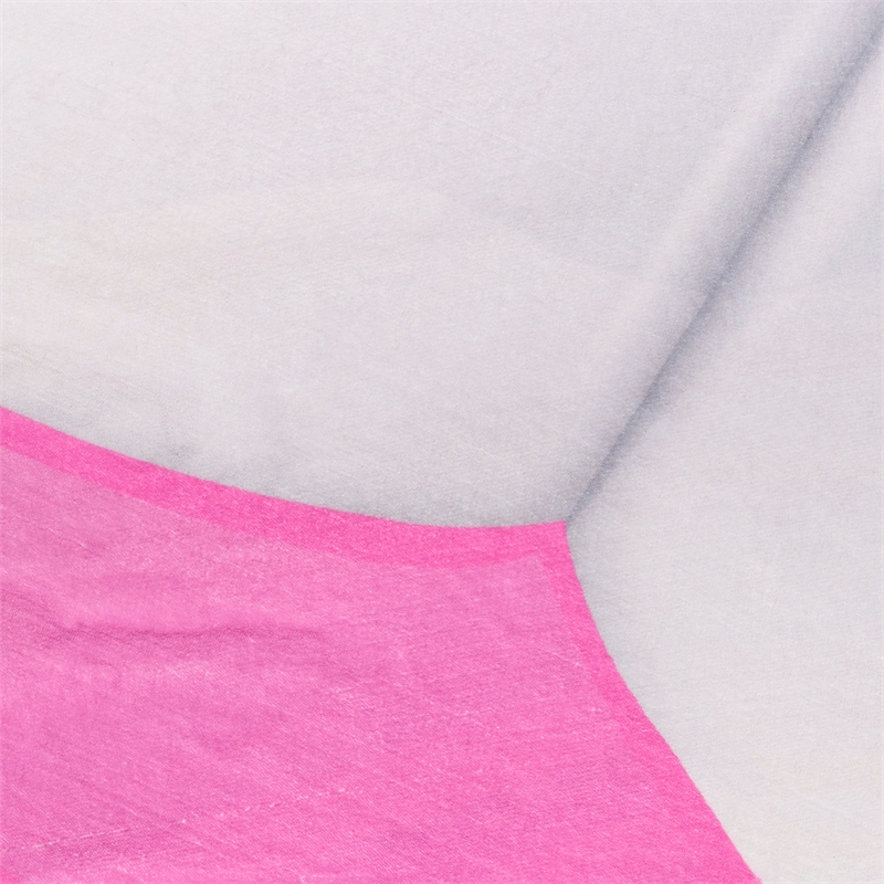 Nourison Imagination 5' x Round Pink Fabric Area Rug