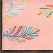 Nourison Imagination 5' x 7' Pink Multi-Color Fabric Area Rug