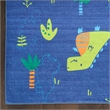 Nourison Imagination 4' x 6' Navy Multi-Color Fabric Area Rug
