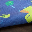 Nourison Imagination 4' x 6' Navy Multi-Color Fabric Area Rug