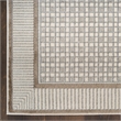 Nourison Nordic 4' x 6' Ivory Gray Fabric Area Rug