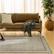 Nourison Nordic 4' x 6' Ivory Gray Fabric Area Rug