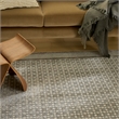Nourison Nordic 4' x 6' Ivory Gray Fabric Area Rug