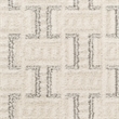 Nourison Nordic 4' x 6' Ivory Gray Fabric Area Rug