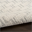 Nourison Nordic 4' x 6' Ivory Gray Fabric Area Rug