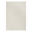 Nourison Nordic 4' x 6' Ivory Gray Fabric Area Rug