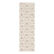 Nourison Nordic 6' Runner Ivory Beige Fabric Area Rug