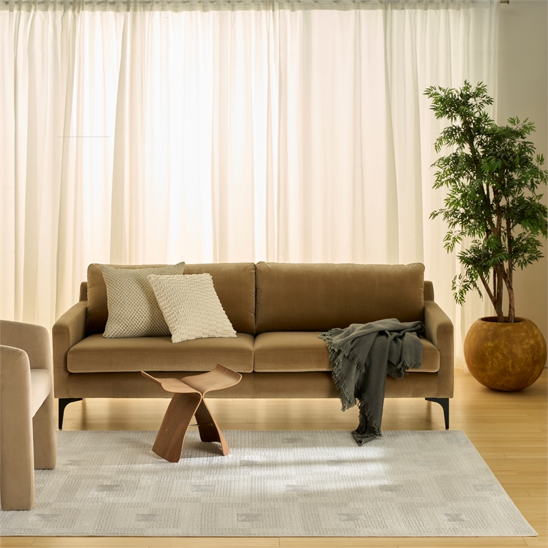 Nourison Nordic 5' x 7' Ivory Beige Fabric Area Rug