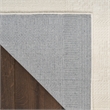 Nourison Nordic 6' Runner Ivory Fabric Area Rug