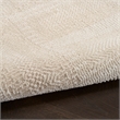 Nourison Nordic 6' Runner Taupe Fabric Area Rug