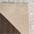 Nourison Modern Shag 4' x 6' Gray Ivory Fabric Area Rug