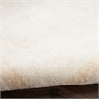 Nourison Essentials 6' Runner Ivory Gold Fabric Area Rug