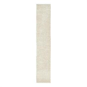 Nourison Essentials 6' Runner Ivory Gold Fabric Area Rug