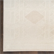 Nourison Nordic 5' x 7' Ivory Beige Fabric Area Rug