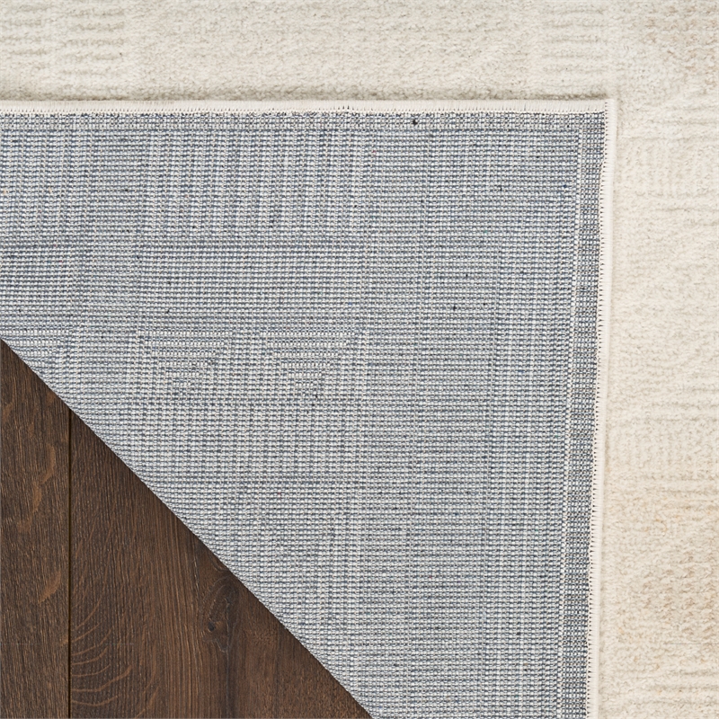 Nourison Nordic 5' x 7' Ivory Beige Fabric Area Rug
