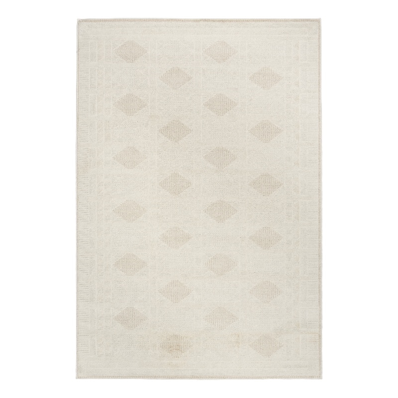 Nourison Nordic 5' x 7' Ivory Beige Fabric Area Rug