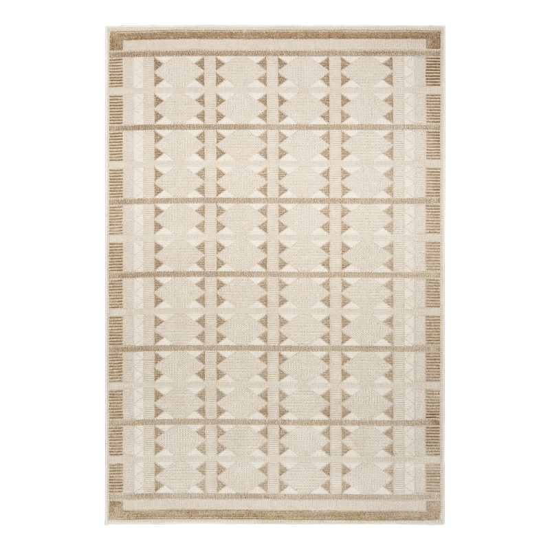 Nourison Nordic 5' x 7' Taupe Fabric Area Rug