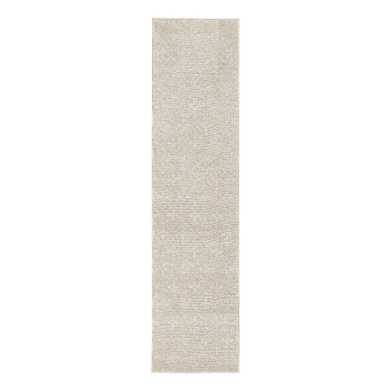 Nourison Essentials 8' Runner Ivory Beige Fabric Area Rug