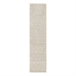 Nourison Essentials 8' Runner Ivory Beige Fabric Area Rug