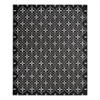 Nourison Essentials 5' x 7' Black Ivory Fabric Area Rug