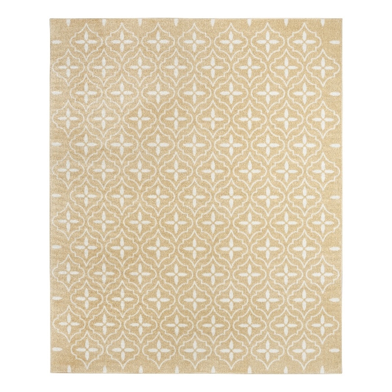 Nourison Essentials 5' x 7' Beige Ivory Fabric Area Rug