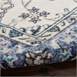 Nourison Essentials 4' x 6' Ivory Blue Fabric Area Rug