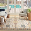 Nourison Essentials 5' x 7' Ivory Gold Fabric Area Rug