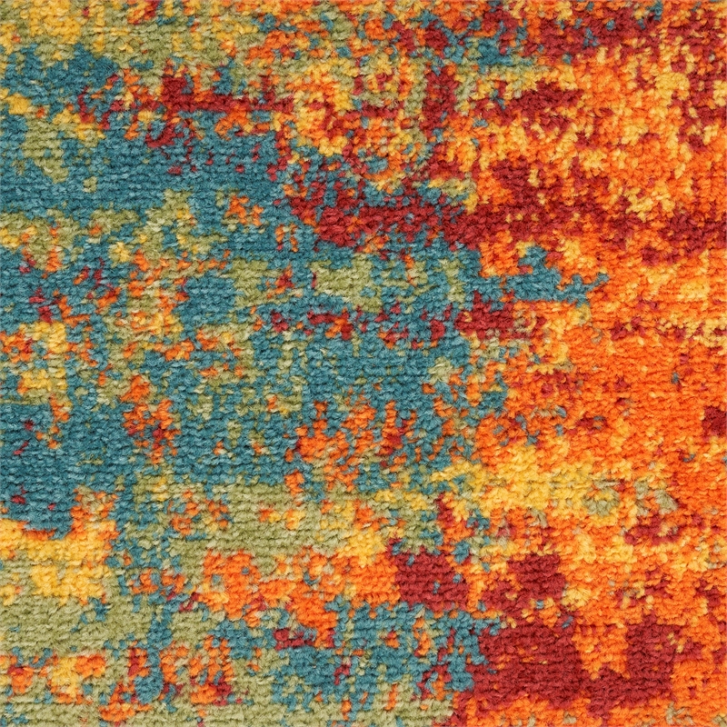 Nourison Essentials 5' x 7' Flame Fabric Area Rug