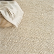 Nourison Natural Jute 5' x 7' Ivory Fabric Area Rug