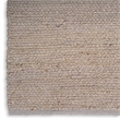 Nourison Natural Jute 5' x 7' Gray Fabric Area Rug