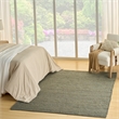 Nourison Natural Jute 4' x 6' Sage Fabric Area Rug