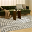 Nourison Nordic 4' x 6' Ivory Gray Fabric Area Rug