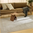 Nourison Nordic 4' x 6' Beige Fabric Area Rug