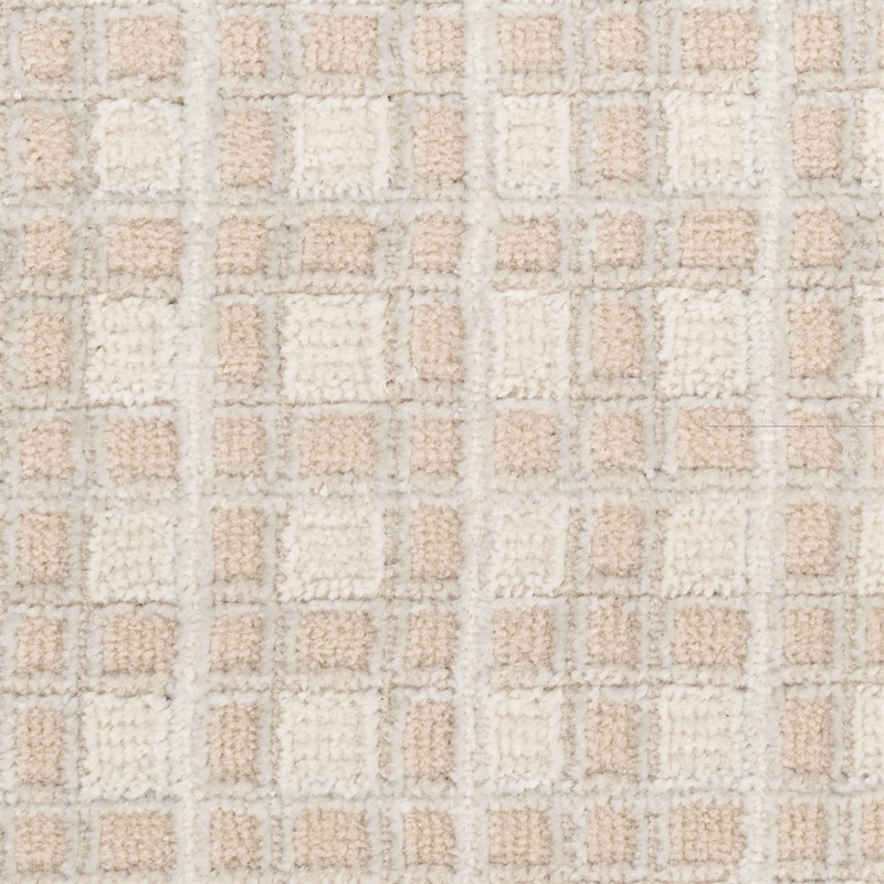 Nourison Nordic 5' x 7' Beige Fabric Area Rug