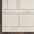 Nourison Nordic 4' x 6' Ivory Gray Fabric Area Rug