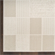 Nourison Nordic 4' x 6' Ivory Gray Fabric Area Rug