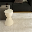 Nourison Nordic 4' x 6' Ivory Gray Fabric Area Rug