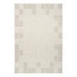Nourison Nordic 4' x 6' Ivory Gray Fabric Area Rug