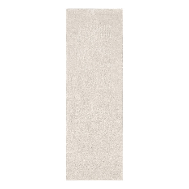 Nourison Nordic 6' Runner Ivory Fabric Area Rug