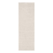 Nourison Nordic 6' Runner Ivory Fabric Area Rug