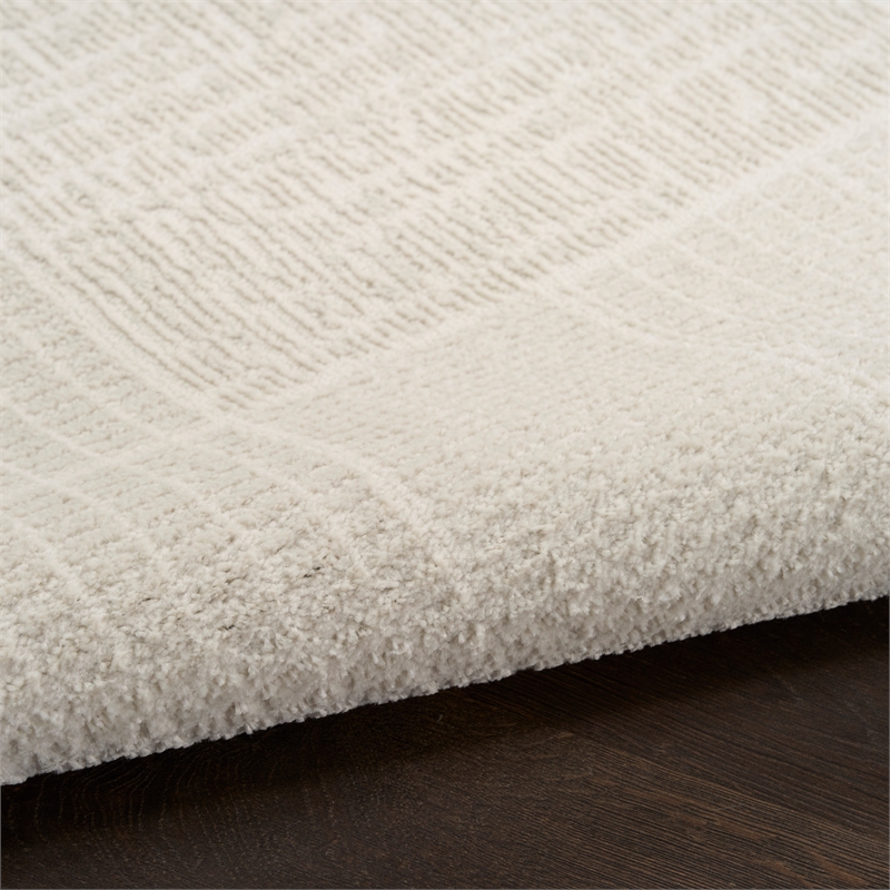 Nourison Nordic 5' x 7' Ivory Fabric Area Rug