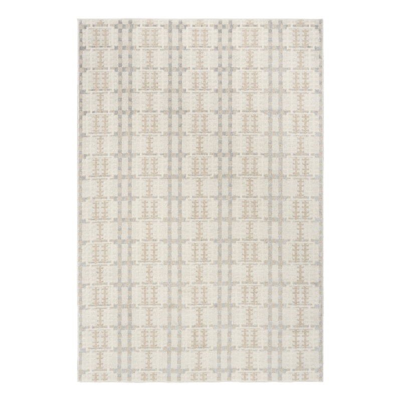 Nourison Nordic 4' x 6' Ivory Multi-Color Fabric Area Rug