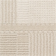 Nourison Nordic 4' x 6' Ivory Beige Fabric Area Rug