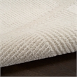 Nourison Nordic 4' x 6' Ivory Beige Fabric Area Rug