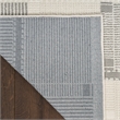 Nourison Nordic 5' x 7' Ivory Gray Fabric Area Rug