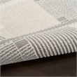 Nourison Nordic 5' x 7' Ivory Gray Fabric Area Rug