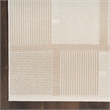 Nourison Nordic 4' x 6' Ivory Taupe Fabric Area Rug