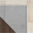 Nourison Nordic 4' x 6' Ivory Taupe Fabric Area Rug